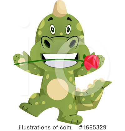 Royalty-Free (RF) Green Dragon Clipart Illustration by Morphart Creations - Stock Sample #1665329