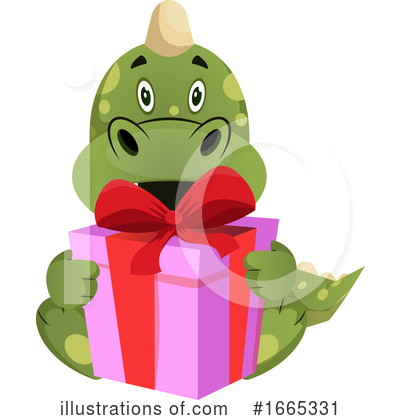 Royalty-Free (RF) Green Dragon Clipart Illustration by Morphart Creations - Stock Sample #1665331