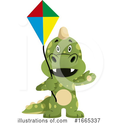 Royalty-Free (RF) Green Dragon Clipart Illustration by Morphart Creations - Stock Sample #1665337