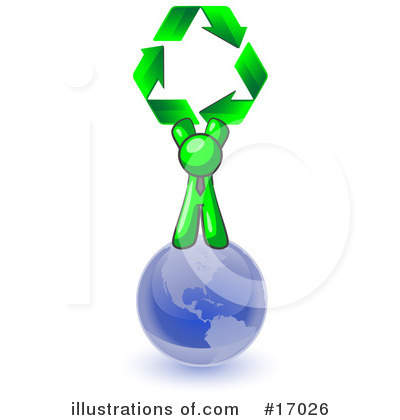 Royalty-Free (RF) Green Man Clipart Illustration by Leo Blanchette - Stock Sample #17026