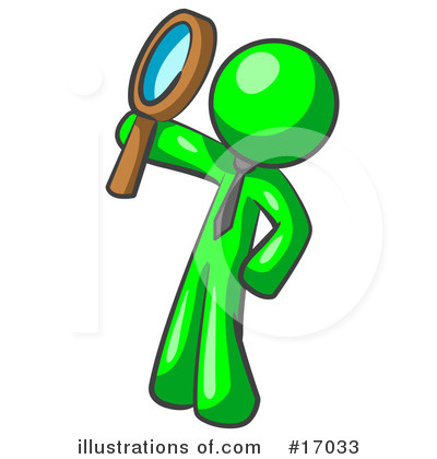 Royalty-Free (RF) Green Man Clipart Illustration by Leo Blanchette - Stock Sample #17033