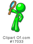 Green Man Clipart #17033 by Leo Blanchette
