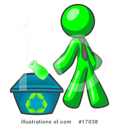 Recycle Bin Clipart #17038 by Leo Blanchette