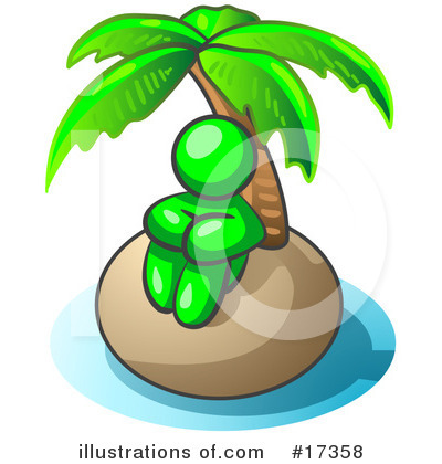 Island Clipart #17358 by Leo Blanchette