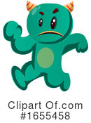 Green Monster Clipart #1655458 by Morphart Creations