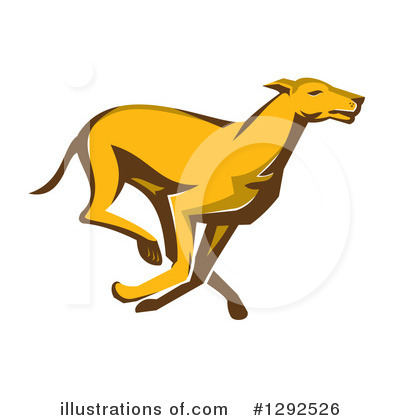 Royalty-Free (RF) Greyhound Clipart Illustration by patrimonio - Stock Sample #1292526