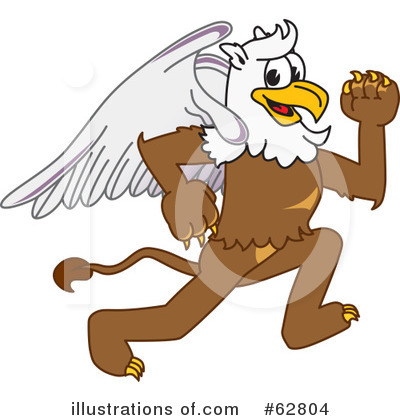 Griffin Character Clipart #62804 by Mascot Junction