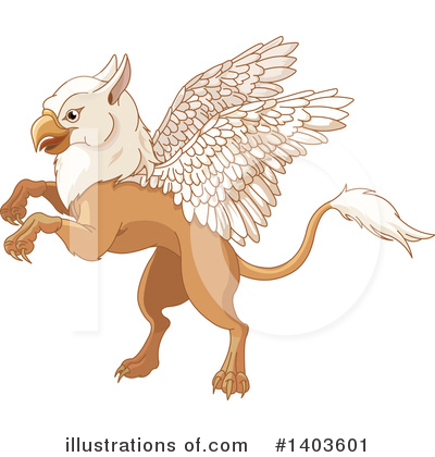 Royalty-Free (RF) Griffin Clipart Illustration by Pushkin - Stock Sample #1403601
