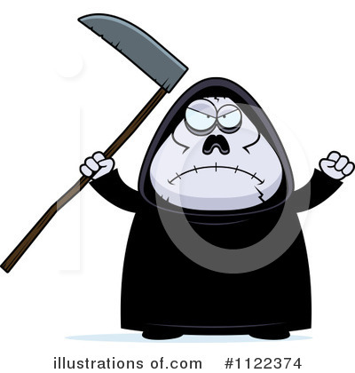 Royalty-Free (RF) Grim Reaper Clipart Illustration by Cory Thoman - Stock Sample #1122374