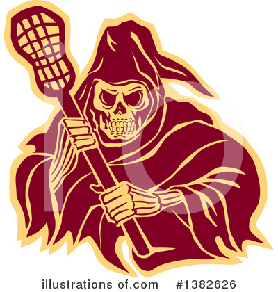 Royalty-Free (RF) Grim Reaper Clipart Illustration by patrimonio - Stock Sample #1382626