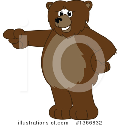 Royalty-Free (RF) Grizzly Bear Clipart Illustration by Mascot Junction - Stock Sample #1366832