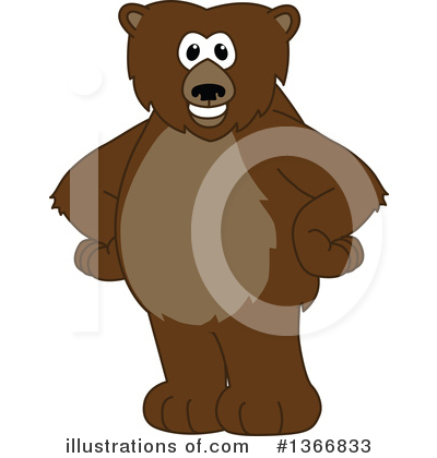 Grizzly Bear Clipart #1366833 by Mascot Junction