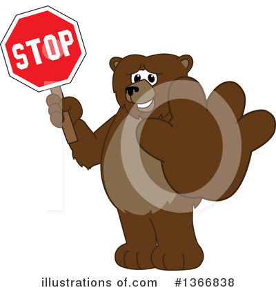 Grizzly Bear Clipart #1366838 by Mascot Junction