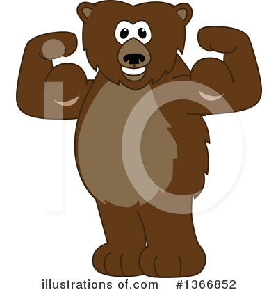 Grizzly Bear Clipart #1366852 by Mascot Junction