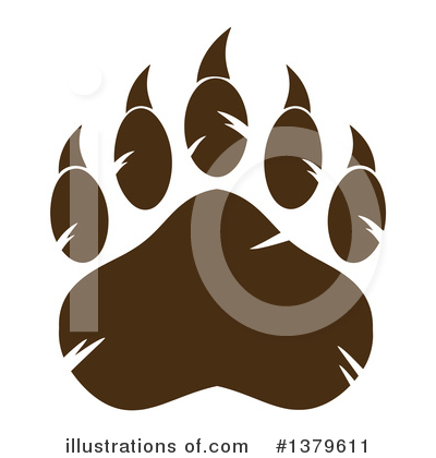 Royalty-Free (RF) Grizzly Bear Clipart Illustration by Hit Toon - Stock Sample #1379611