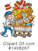 Groceries Clipart #1408267 by Johnny Sajem
