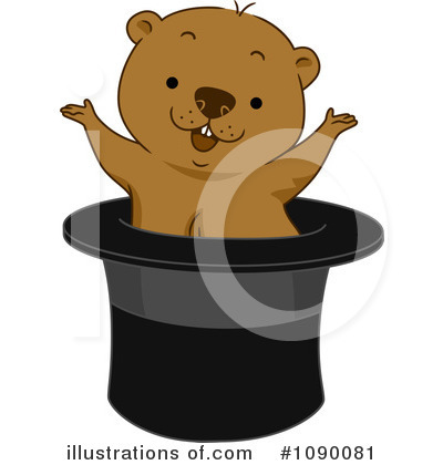 Royalty-Free (RF) Groundhog Clipart Illustration by BNP Design Studio - Stock Sample #1090081