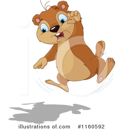 Royalty-Free (RF) Groundhog Clipart Illustration by Pushkin - Stock Sample #1160592