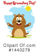 Groundhog Clipart #1443278 by Hit Toon