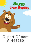 Groundhog Clipart #1443280 by Hit Toon