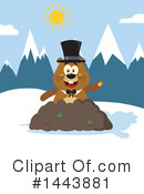 Groundhog Clipart #1443881 by Hit Toon