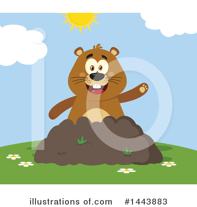 Marmot Clipart #1443883 by Hit Toon
