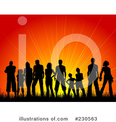 Royalty-Free (RF) Group Clipart Illustration by KJ Pargeter - Stock Sample #230563