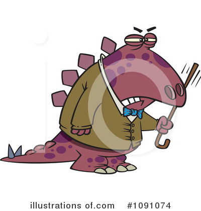 Royalty-Free (RF) Grumpy Clipart Illustration by toonaday - Stock Sample #1091074