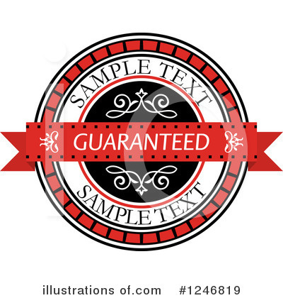 Guaranteed Clipart #1246819 by Vector Tradition SM
