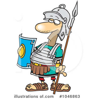 Royalty-Free (RF) Guard Clipart Illustration by toonaday - Stock Sample #1046863