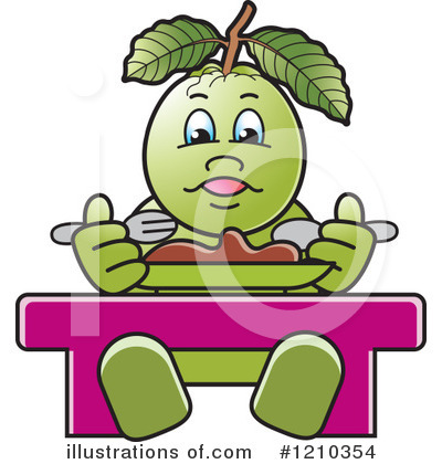 Royalty-Free (RF) Guava Clipart Illustration by Lal Perera - Stock Sample #1210354