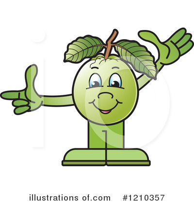 Royalty-Free (RF) Guava Clipart Illustration by Lal Perera - Stock Sample #1210357