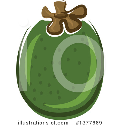 Royalty-Free (RF) Guava Clipart Illustration by Vector Tradition SM - Stock Sample #1377689