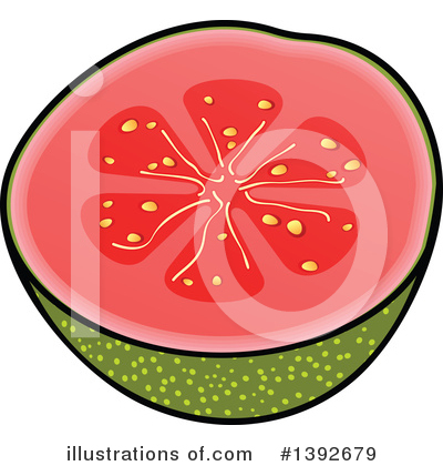 Guava Clipart #1392679 by Vector Tradition SM