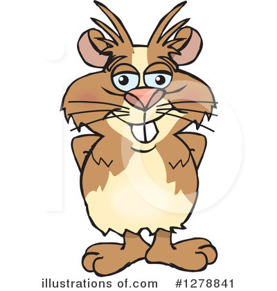Royalty-Free (RF) Guinea Pig Clipart Illustration by Dennis Holmes Designs - Stock Sample #1278841