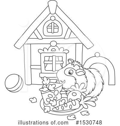 Royalty-Free (RF) Guinea Pig Clipart Illustration by Alex Bannykh - Stock Sample #1530748