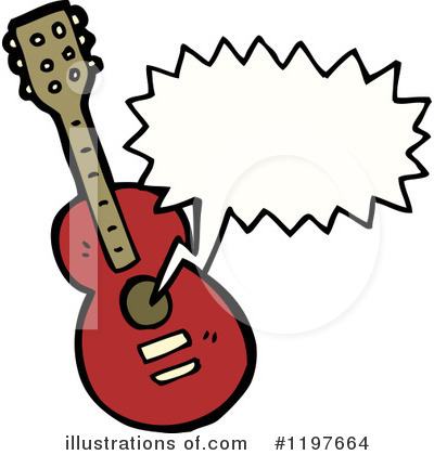 Acoustic Guitar Clipart #1197664 by lineartestpilot