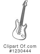 Guitar Clipart #1230444 by Vector Tradition SM