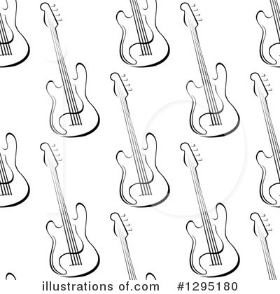 Royalty-Free (RF) Guitar Clipart Illustration by Vector Tradition SM - Stock Sample #1295180