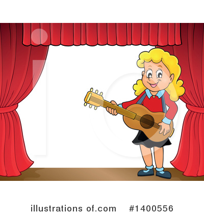 Royalty-Free (RF) Guitar Clipart Illustration by visekart - Stock Sample #1400556