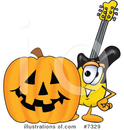 Guitar Clipart #7329 by Mascot Junction