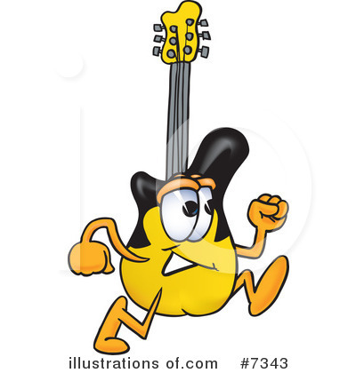 Guitar Clipart #7343 by Mascot Junction