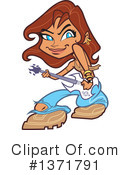 Guitarist Clipart #1371791 by Clip Art Mascots