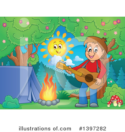 Campfire Clipart #1397282 by visekart