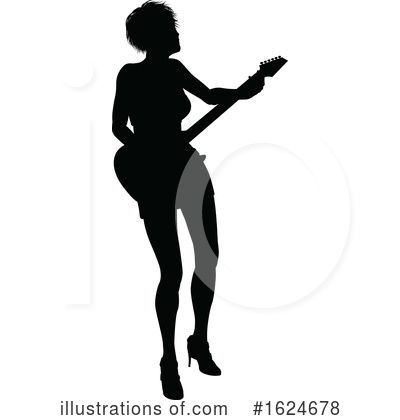Guitarist Clipart #1624678 by AtStockIllustration