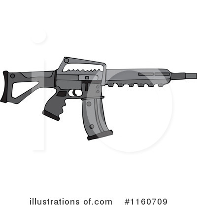 Royalty-Free (RF) Gun Clipart Illustration by djart - Stock Sample #1160709