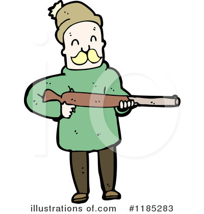 Royalty-Free (RF) Gun Clipart Illustration by lineartestpilot - Stock Sample #1185283