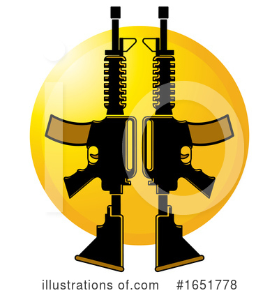 Royalty-Free (RF) Gun Clipart Illustration by Lal Perera - Stock Sample #1651778