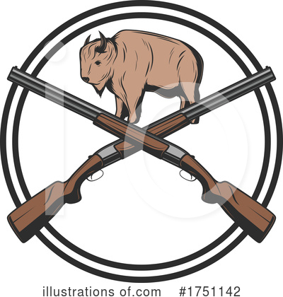 Rifle Clipart #1751142 by Vector Tradition SM
