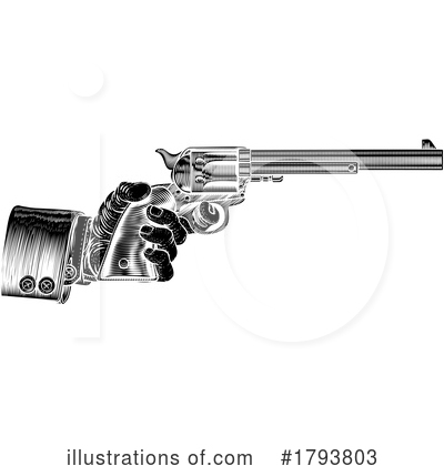 Pistol Clipart #1793803 by AtStockIllustration